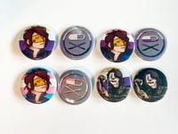 Image 1 of Gerard Way / Party Poison Gender Pride 1.5in Button Pins