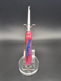Image 1 of Pink & Blue Acrylic - Crochet Hook