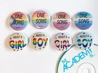 The Academy Is... About A Girl Pride 1.5in Button Pin Sets