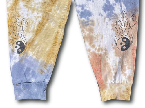 Image of TAKEGOODCARE™ "BOTANICAL / YY FIRE" TIE DYE LONGSLEEVE