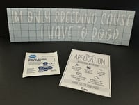 Image 2 of "Im only speeding.." Vinyl Decal