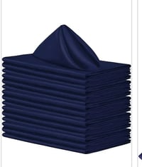 Navy blue napkins 20 x 20 