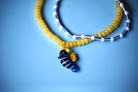 Image 4 of Sea Horse Necklace (yellow)