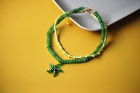 Image 5 of Starfish Necklace (green)