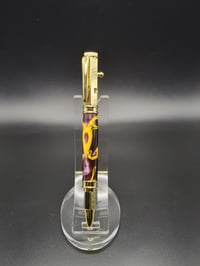 Deep Purple & Yellow Acrylic - Vertex Bolt