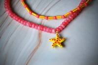 Image 2 of Starfish Necklace (pink)