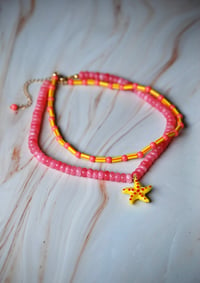 Image 3 of Starfish Necklace (pink)