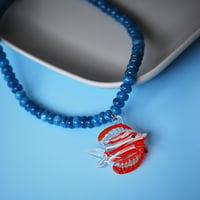 Image 1 of Fish Necklace (blue)