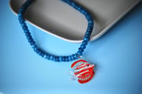 Image 4 of Fish Necklace (blue)