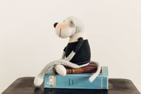 Image 3 of Britt - Sculpted Sock Monkey, Polyfilled and Weighted