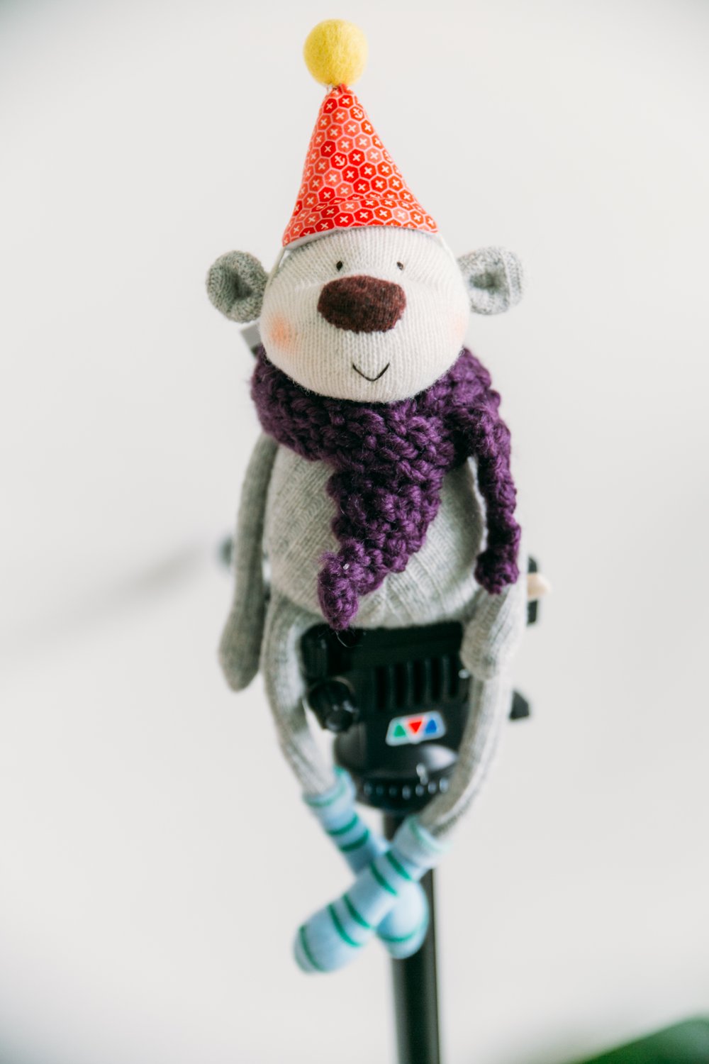 Image of Freja - Sculpted Sock Monkey, Polyfilled and Weighted