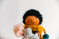 Image 1 of Quinty - Wool Filled Sculpted Sock Doll - Small 11''