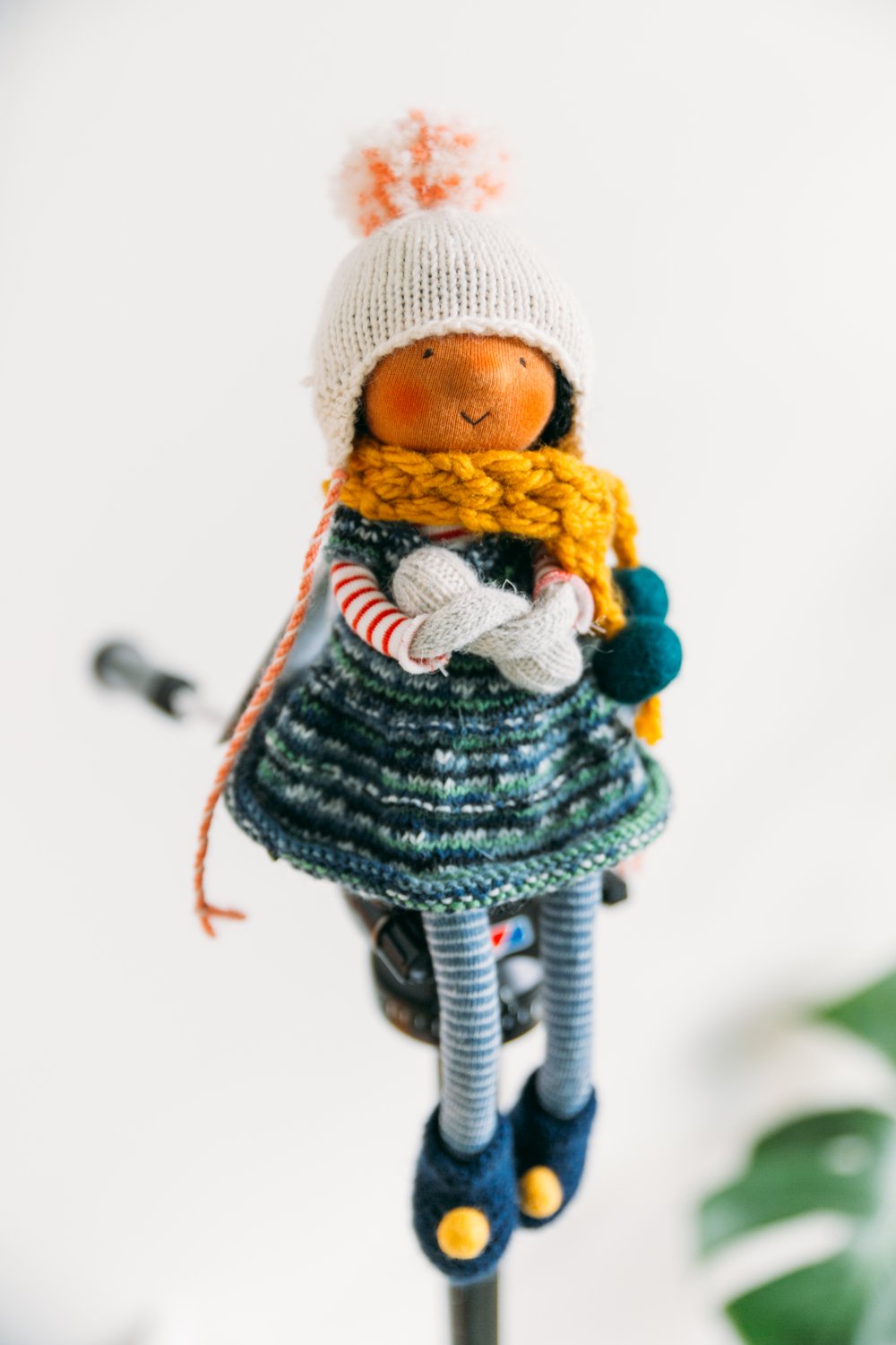 Image of Quinty - Wool Filled Sculpted Sock Doll - Small 11''