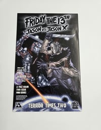 Image 3 of Jason X Blood Red Foil Comic Special # 1 Signed by Kane Hodder