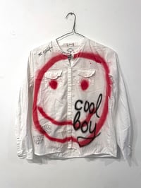 Image 1 of Coolboy x CJ Monét Happy Face Blouse (S/M)