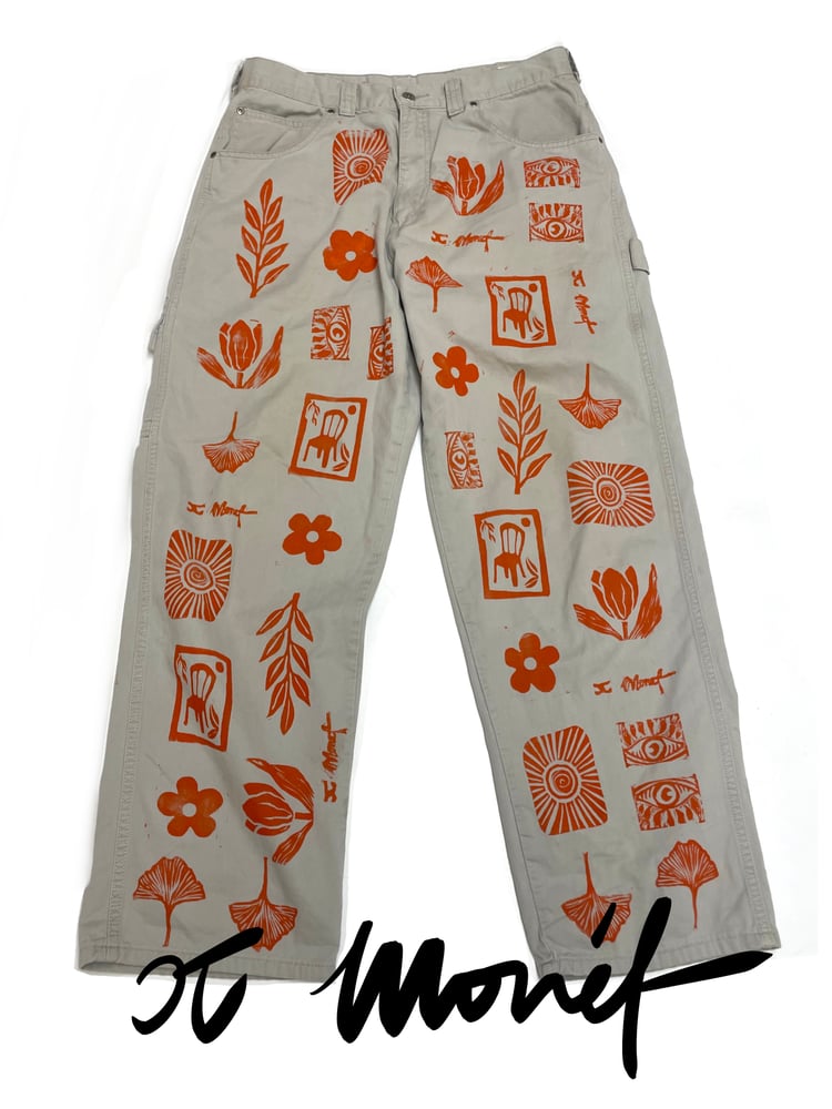 Image of CJ Monét Handprinted Wrangler Pants (34x32)