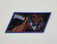 Judas Priest Defenders Of The Faith Woven Patch Blue Border