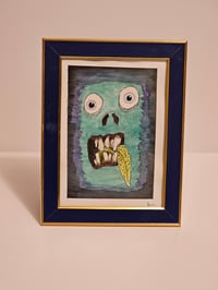 Image 3 of "Tongue Biter" (5"x7")