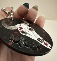 Image 4 of Cow Skull Keychain