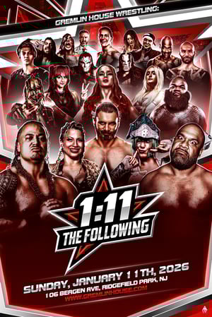 Image of Gremlin House Wrestling 1/11 Ticket