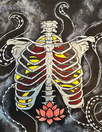 Trippy Ribs Painting Original 