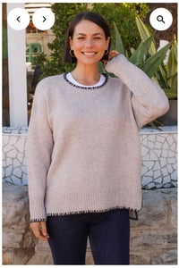Image 1 of Beige Wool Jumper 