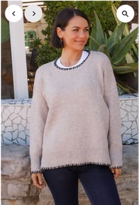 Image 2 of Beige Wool Jumper 