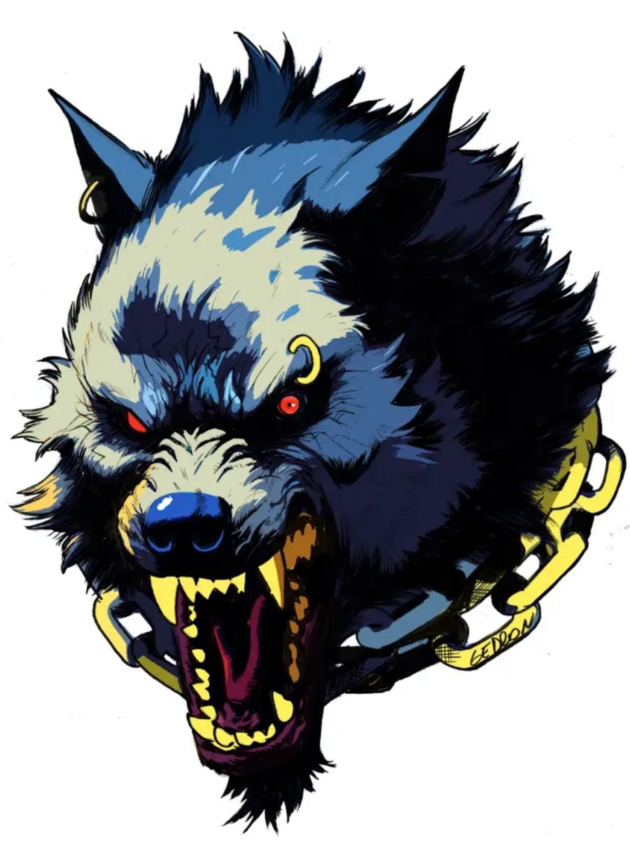 Image of IL Lupo (Sticker) by Juan Gedeon