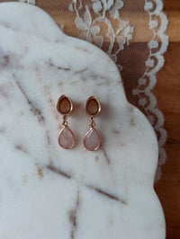 Image 3 of Rose Quartz Angel Tears (Rose Gold)