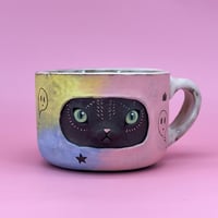 Image 1 of Kitty with ghost mug 2