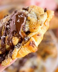 Chocolate Chip Cookie Croissant 