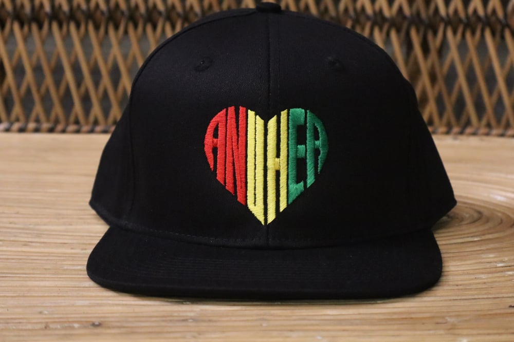 RYG Anuhea Heart on Black Snapback (embroidered)