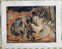 Image 1 of Duncan Grant Cat print