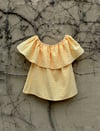 YELLOW GINGHAM RUFFLE TOP