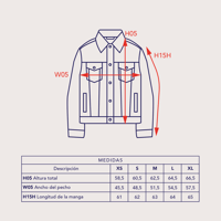 Image 4 of CHAQUETA "BIRD" DE CÁÑAMO MUJER