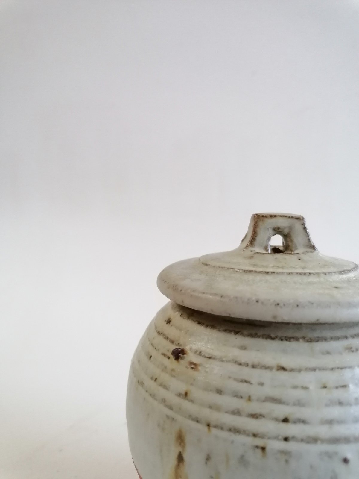 Image of Cornish Stone and Dolomite glazed Caddy