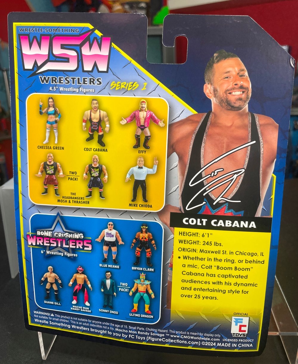 **IN STOCK** Colt Cabana #1 Wrestle-Something Wrestlers Series 1 Figure by FC Toys