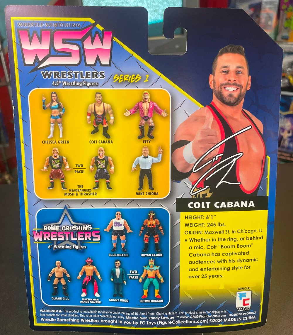 **SALE!** Colt Cabana #2 Wrestle-Something Wrestlers Series 1 Figure by FC Toy