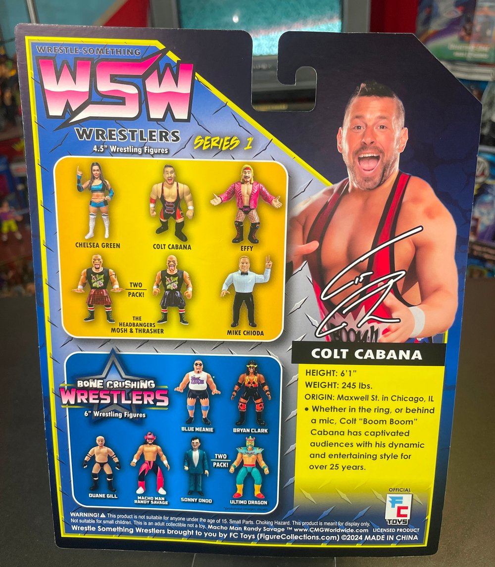 **IN STOCK!** Colt Cabana #3 Wrestle-Something Wrestlers Series 1 Figure by FC Toy