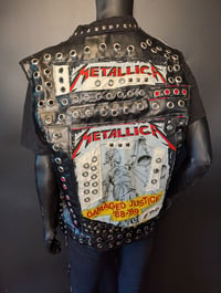 Image 2 of METALLICA DAMAGED JUSTICE BATTLE VEST 