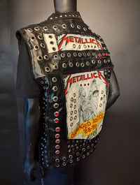 Image 4 of METALLICA DAMAGED JUSTICE BATTLE VEST 