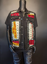 Image 3 of METALLICA DAMAGED JUSTICE BATTLE VEST 