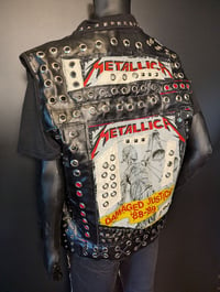 Image 6 of METALLICA DAMAGED JUSTICE BATTLE VEST 