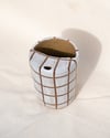 white grid keep cup