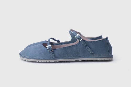 Image of Margot strappy flats in Light Blue - 39 EU - Ready to Ship