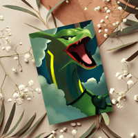 Rayquaza A5 A4 A3 A2 Print 