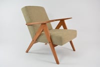 Image 1 of Fauteuil KOMPAS chiné beige