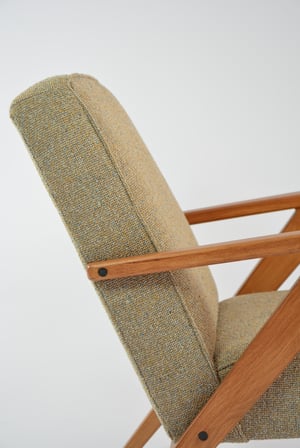 Image of Fauteuil KOMPAS chiné beige