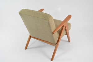 Image of Fauteuil KOMPAS chiné beige