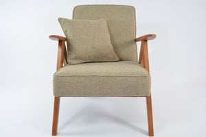 Image of Fauteuil KOMPAS chiné beige